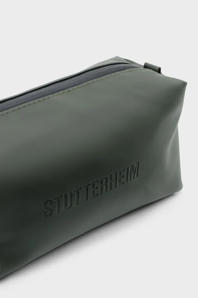 Wash Bags Women Stutterheim Container Small Wash Bag Green