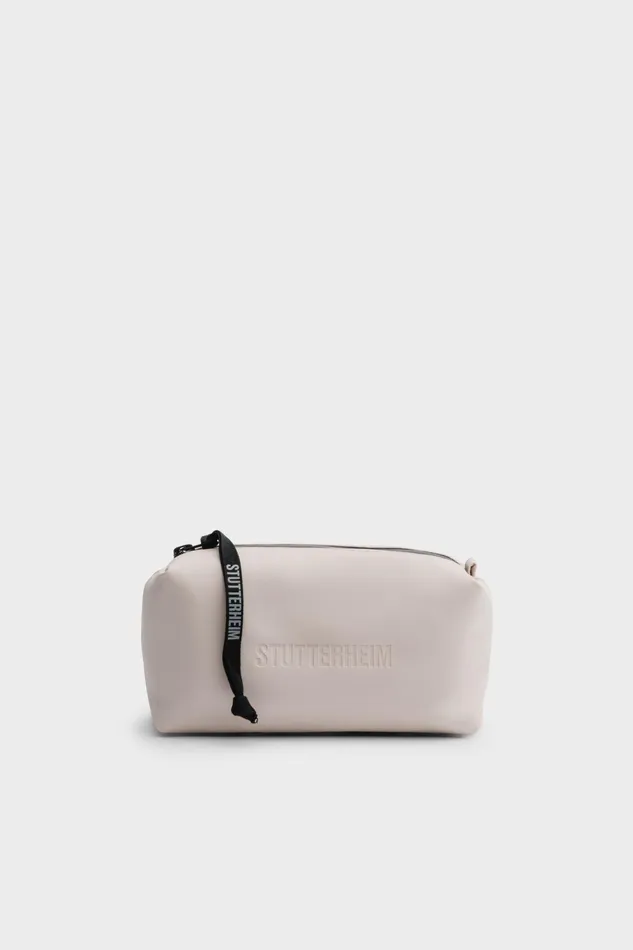 Wash Bags Women Stutterheim Container Small Wash Bag Light Sand