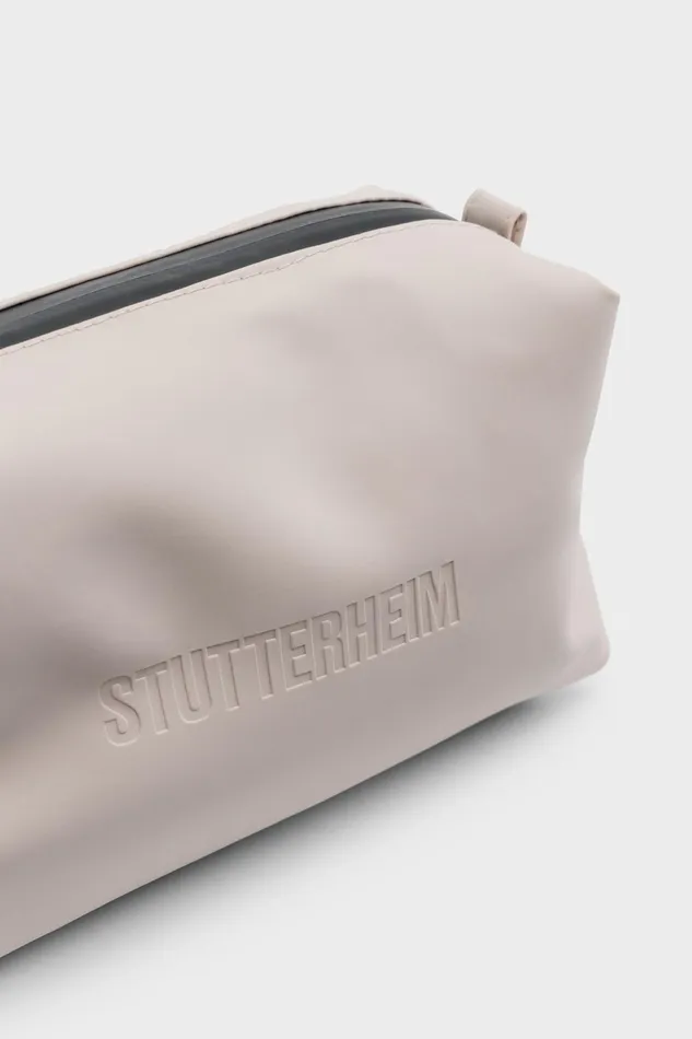 Wash Bags Women Stutterheim Container Small Wash Bag Light Sand