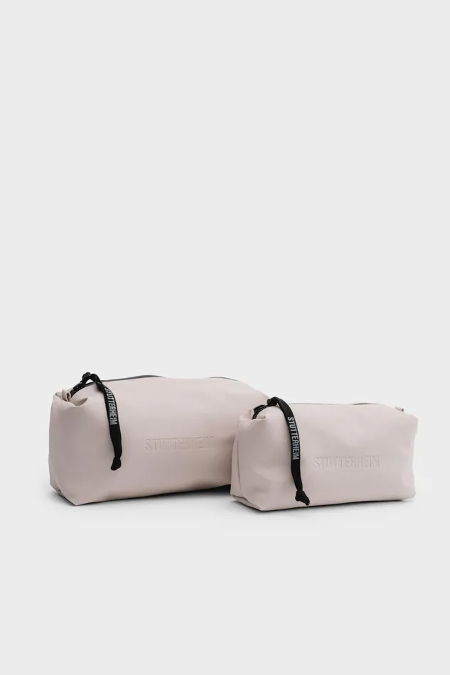 Wash Bags Women Stutterheim Container Small Wash Bag Light Sand