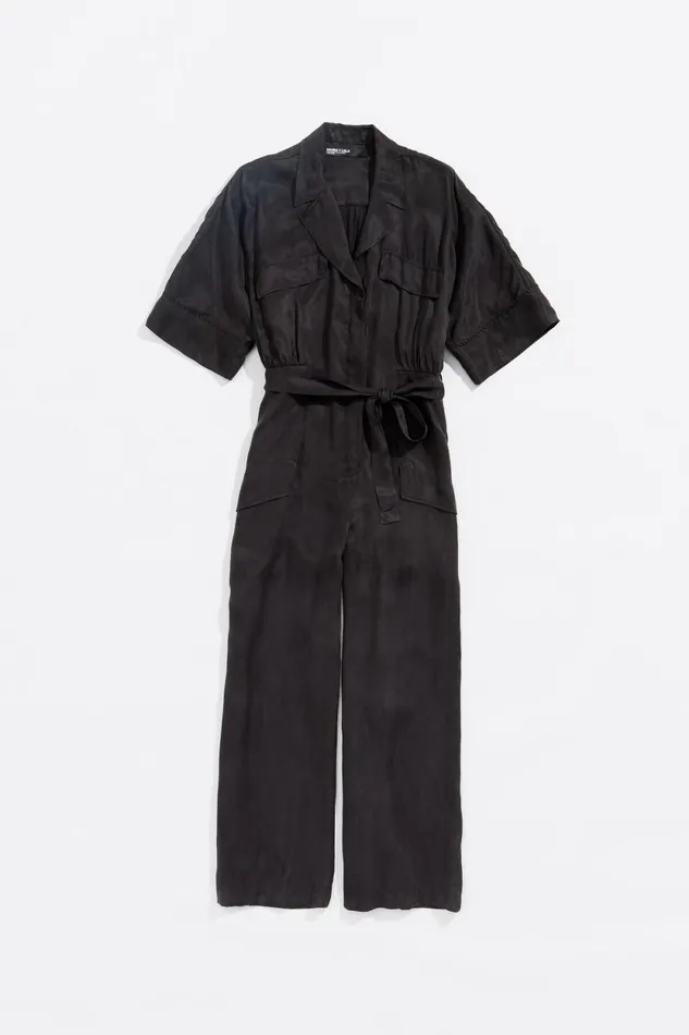 Washed Black Cargo Jumpsuit Washed Black Women Bimba Y Lola Dresses And Jumpsuits Washed Black Cargo Jumpsuit Washed Black Women Bimba Y Lola Dresses And Jumpsuits