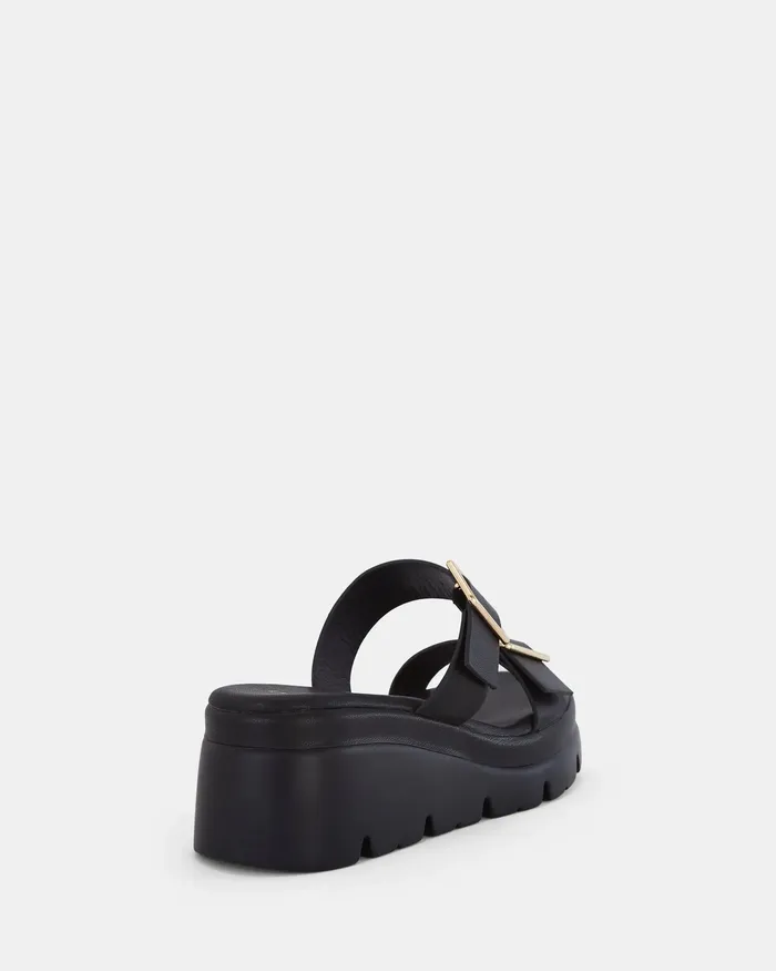 Wedges NOVO Shoes Women BINGO BLACK