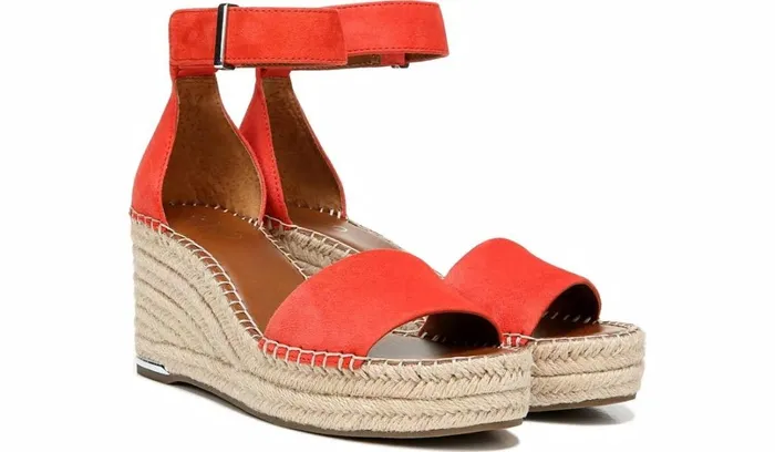 Wedges Women Franco Sarto Franco Clemens Espadrille Wedge Sandal Tangel Suede