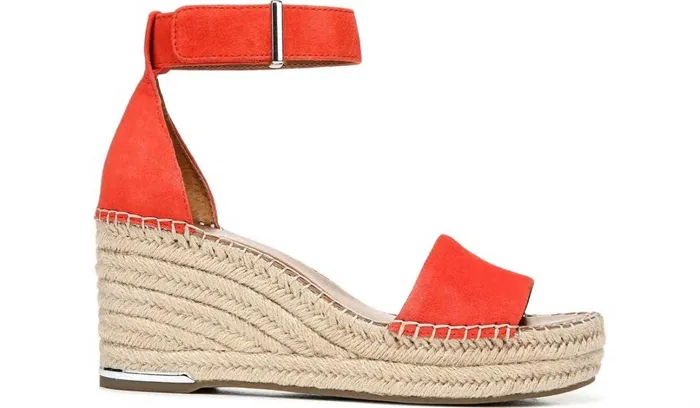 Wedges Women Franco Sarto Franco Clemens Espadrille Wedge Sandal Tangel Suede