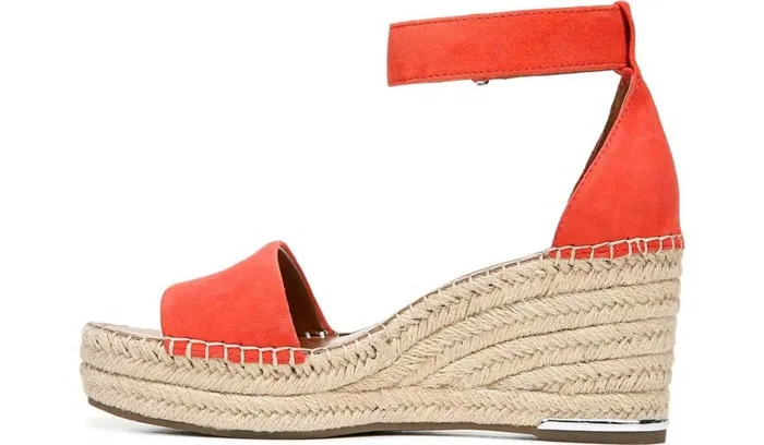 Wedges Women Franco Sarto Franco Clemens Espadrille Wedge Sandal Tangel Suede