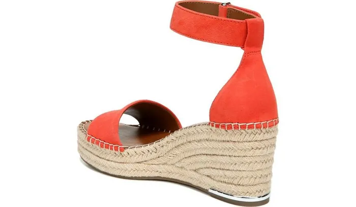 Wedges Women Franco Sarto Franco Clemens Espadrille Wedge Sandal Tangel Suede
