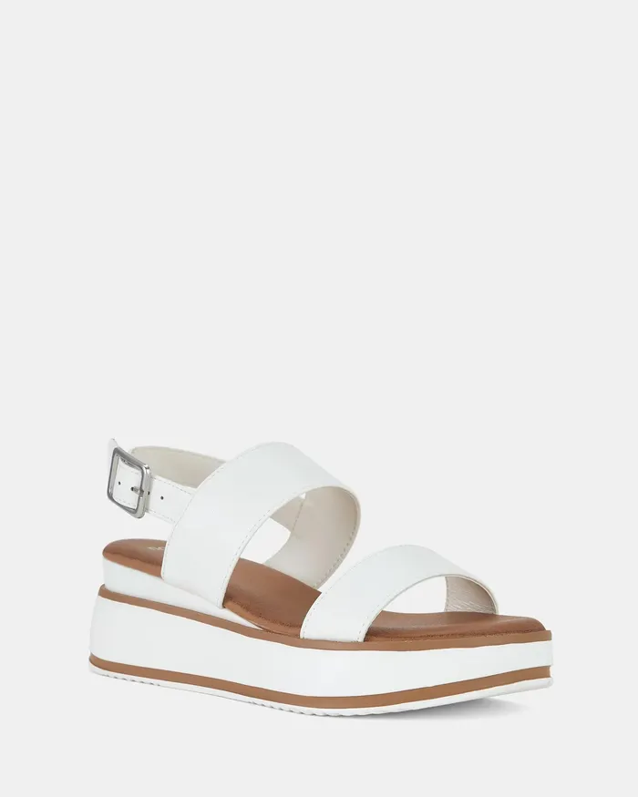 Wedges Women NOVO Shoes BRYDIE WHITE