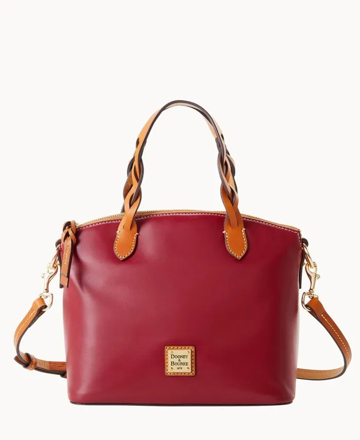 Wexford Leather Small Heidi Satchel Mulberry Woman Dooney and Bourke Satchels Wexford Leather Small Heidi Satchel Mulberry Woman Dooney and Bourke Satchels