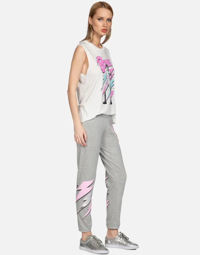 Women039s Brynn Bowie Stardust Heather Grey Lauren Moshi Long Sweatpants