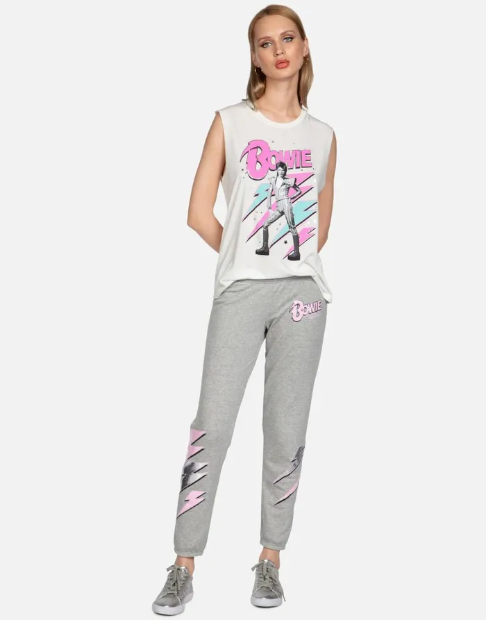 Women039s Brynn Bowie Stardust Heather Grey Lauren Moshi Long Sweatpants