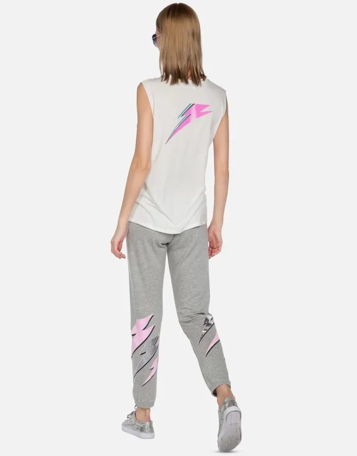 Women039s Brynn Bowie Stardust Heather Grey Lauren Moshi Long Sweatpants