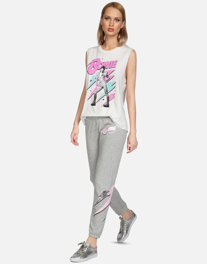 Women039s Brynn Bowie Stardust Heather Grey Lauren Moshi Long Sweatpants