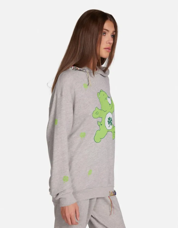 Women039s Harmony Good Luck Bear Heather Grey Lauren Moshi Hoodies
