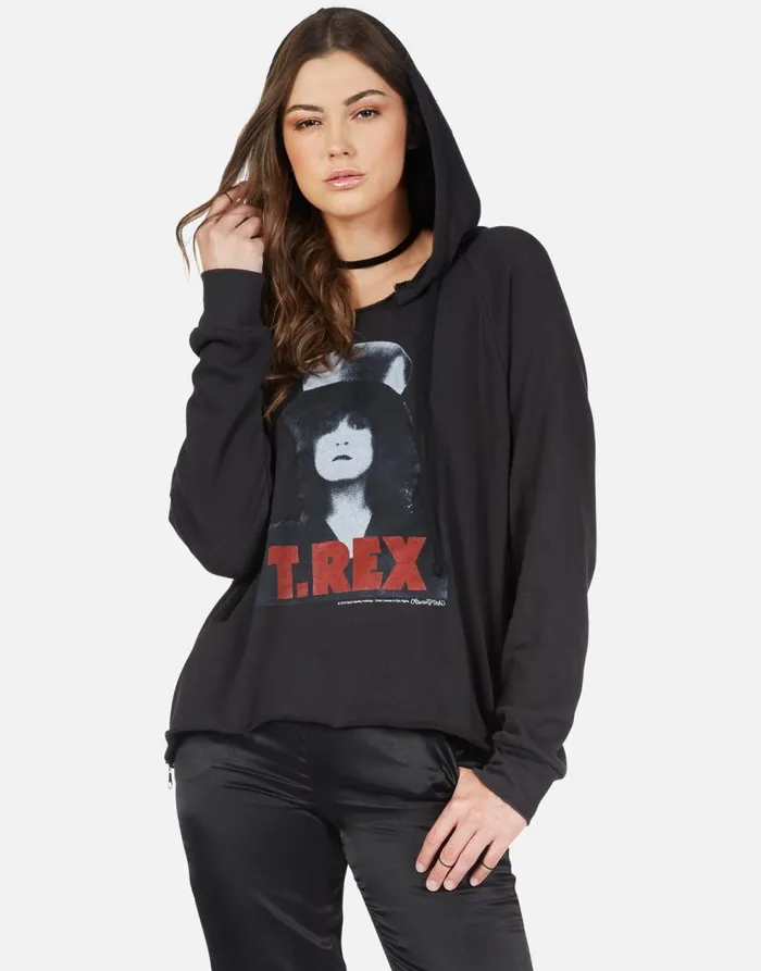Women039s Marisa TRex The Slider Onyx Lauren Moshi Hoodies