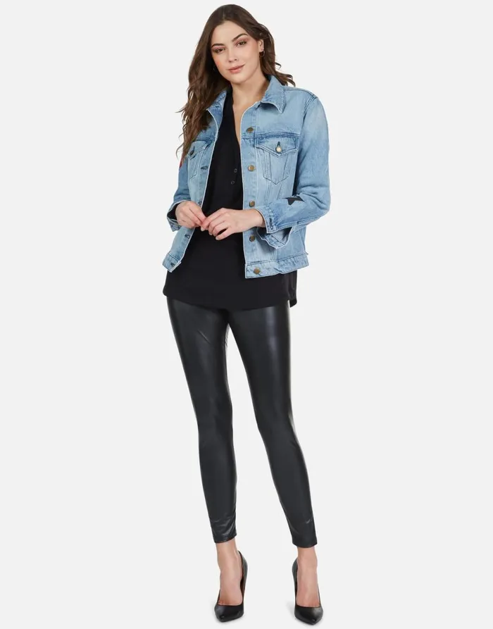 Women039s Spencer Peace Lightning Vintage Blue Lauren Moshi Jackets