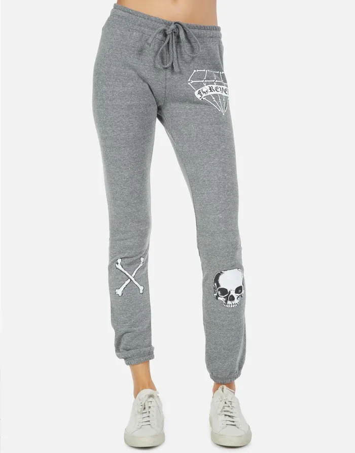Women039s Uri Bone Diamond Heather Grey Lauren Moshi Long Sweatpants