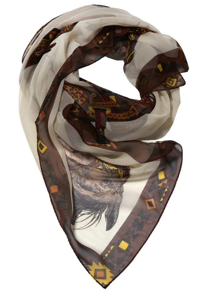 Women039s Victoria Horse Silk Chiffon Scarf Tan Lauren Moshi Lifestyle Women039s Victoria Horse Silk Chiffon Scarf Tan Lauren Moshi Lifestyle