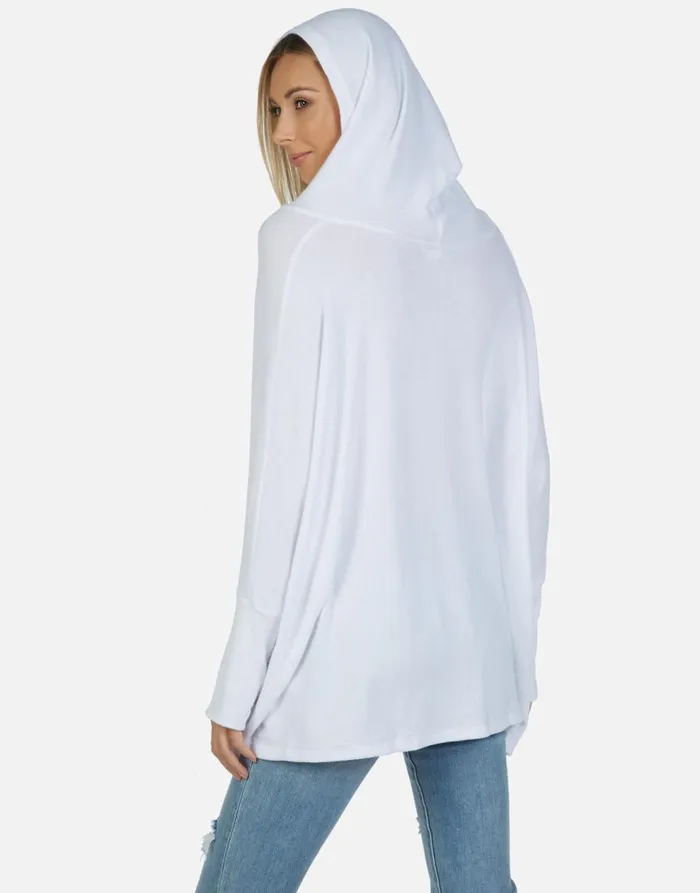 Women039s Wilma X Spray Kiss White Lauren Moshi Hoodies