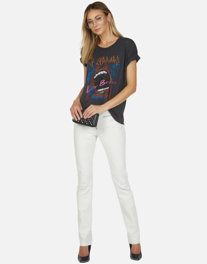 Women039s Wolf Love Bites Onyx Lauren Moshi Short Sleeve
