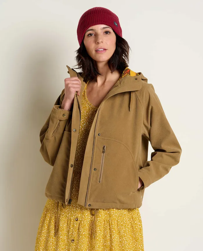 Women8217s Jackets and Layers ToadandCo Granite Cord Raglan Jacket Honey Brown Cord