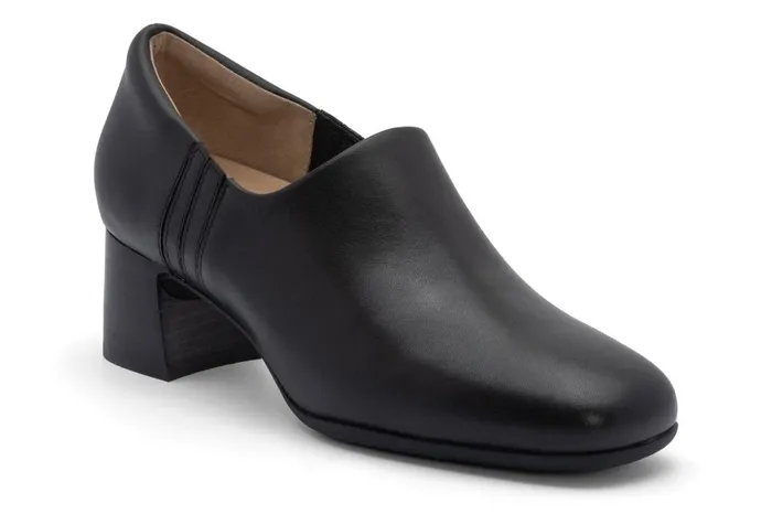 Women ABEO Footwear Dress Avenue Slip On Black Nappa