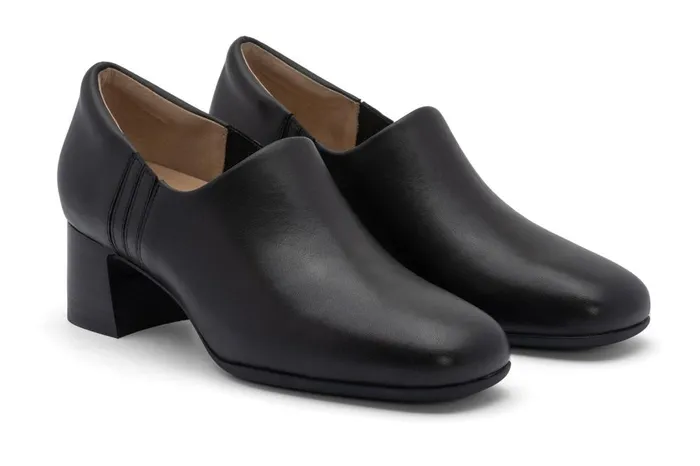 Women ABEO Footwear Dress Avenue Slip On Black Nappa Women ABEO Footwear Dress Avenue Slip On Black Nappa