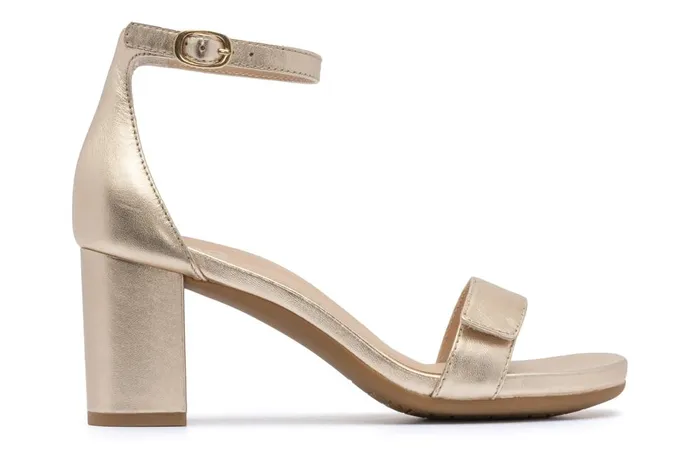 Women ABEO Footwear Dress Tempo Strap Light Gold Leather Women ABEO Footwear Dress Tempo Strap Light Gold Leather