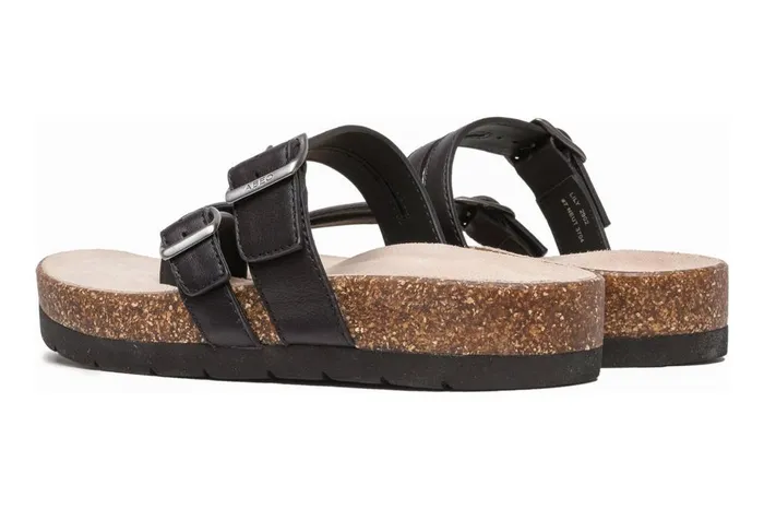 Women ABEO Footwear Sandals Lanai Thong Sandal Black Nubuck Women ABEO Footwear Sandals Lanai Thong Sandal Black Nubuck