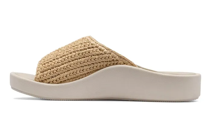 Women ABEO Footwear Sandals Paseo Slide Raffia