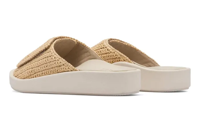 Women ABEO Footwear Sandals Paseo Slide Raffia