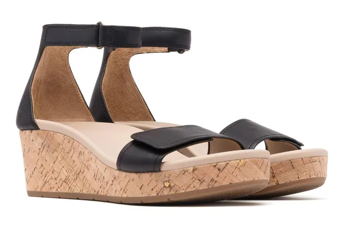 Women ABEO Footwear Sandals Riviera Ankle Sandal Black Nubuck Women ABEO Footwear Sandals Riviera Ankle Sandal Black Nubuck