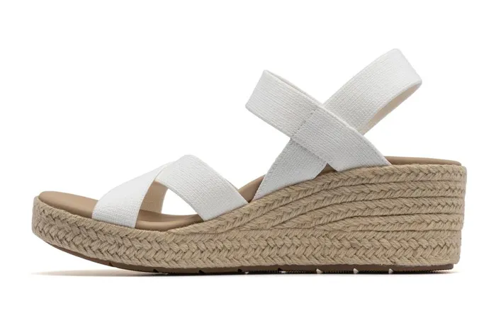Women ABEO Footwear Sandals Riviera Stretch White Women ABEO Footwear Sandals Riviera Stretch White