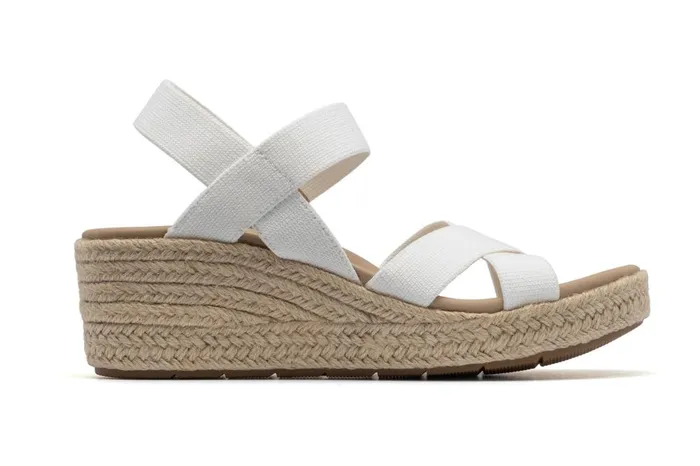 Women ABEO Footwear Sandals Riviera Stretch White Women ABEO Footwear Sandals Riviera Stretch White