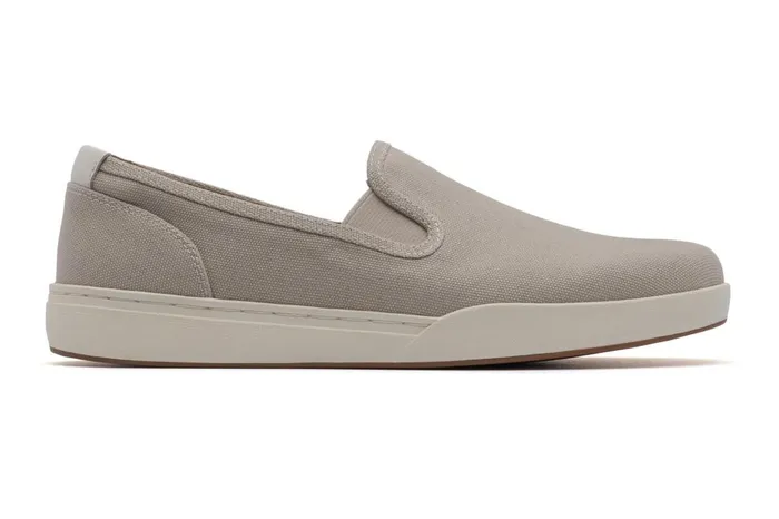 Women ABEO Footwear Sneakers Encore Slip On Beige Canvas Women ABEO Footwear Sneakers Encore Slip On Beige Canvas