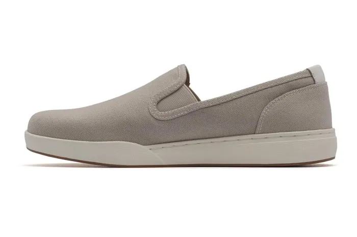 Women ABEO Footwear Sneakers Encore Slip On Beige Canvas Women ABEO Footwear Sneakers Encore Slip On Beige Canvas