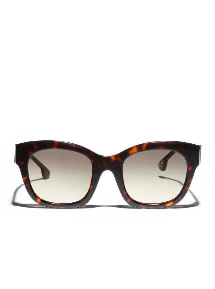 Women Alice Olivia Victoria Sunglasses Dark Tortoise