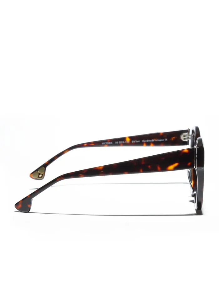 Women Alice Olivia Victoria Sunglasses Dark Tortoise