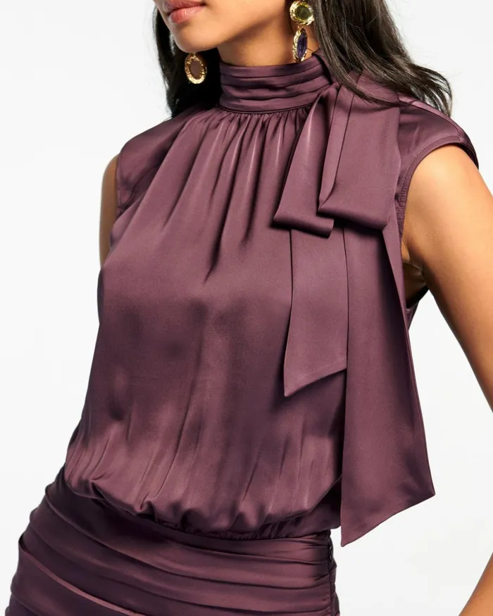 Women Ally Ruched Mini Dress Navy Ramy Brook Dresses Women Ally Ruched Mini Dress Navy Ramy Brook Dresses