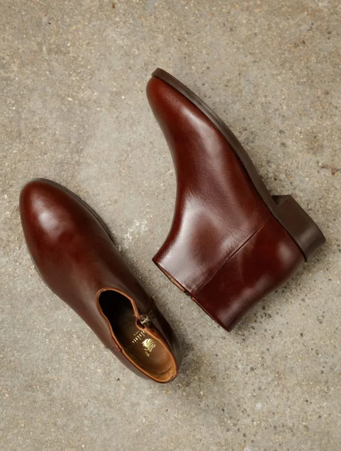 Women Ankle Boots Bobbies Hada Turkish Coffee