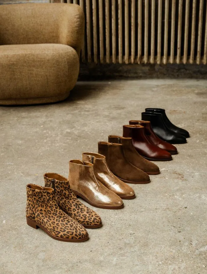 Women Ankle Boots Bobbies Hada Turkish Coffee