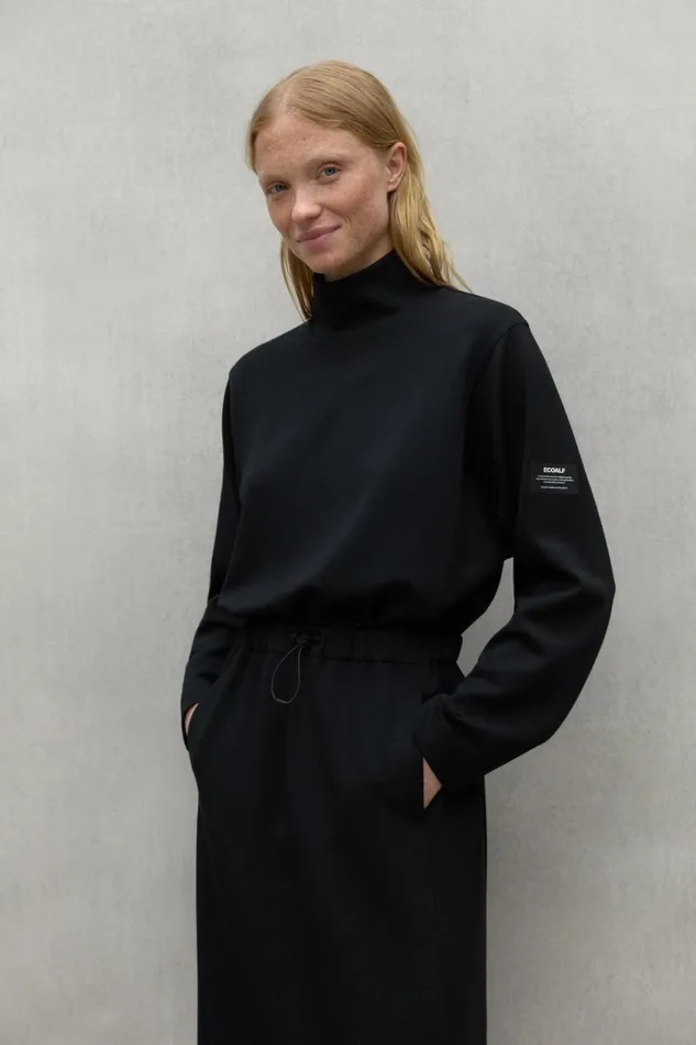 Women Black Zafiro Dress Ecoalf Dresses