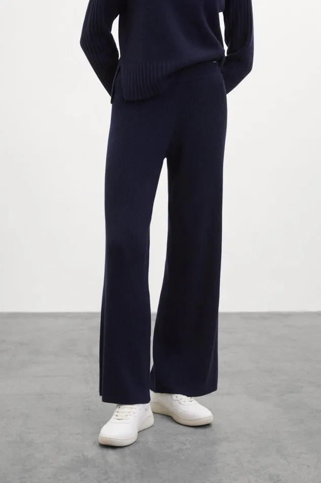 Women Blue Cipre Trousers Ecoalf Trousers