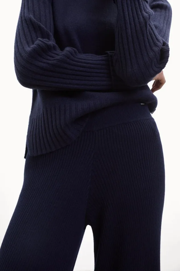 Women Blue Cipre Trousers Ecoalf Trousers