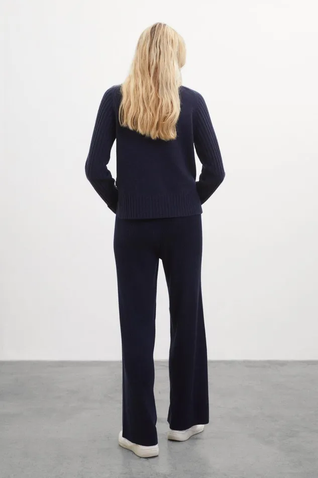 Women Blue Cipre Trousers Ecoalf Trousers