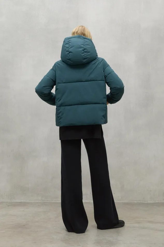 Women Blue Ipala Jacket Ecoalf Coats And Jackets