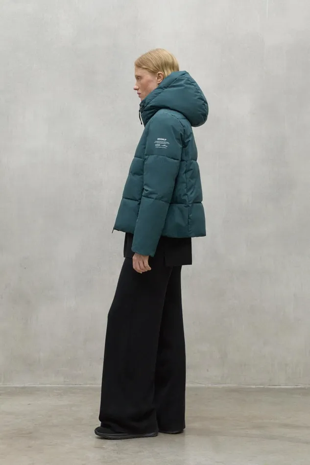 Women Blue Ipala Jacket Ecoalf Coats And Jackets
