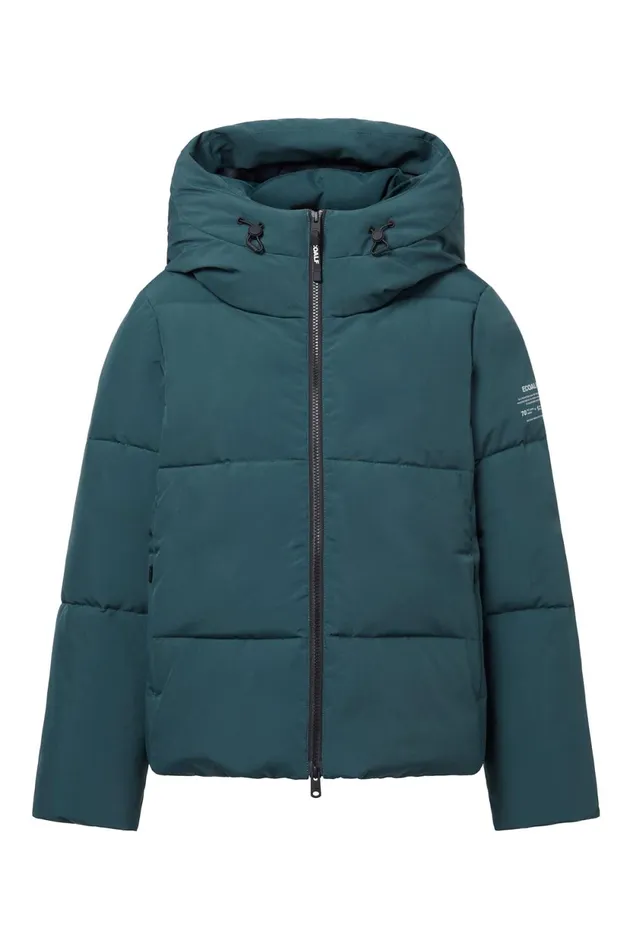 Women Blue Ipala Jacket Ecoalf Coats And Jackets