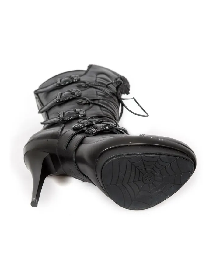 Women Boot Black MPunk078C1 New Rock High Heels Women Boot Black MPunk078C1 New Rock High Heels