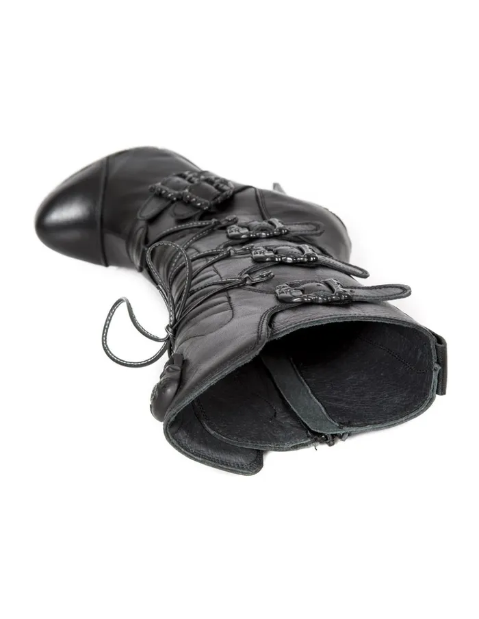 Women Boot Black MPunk078C1 New Rock High Heels Women Boot Black MPunk078C1 New Rock High Heels