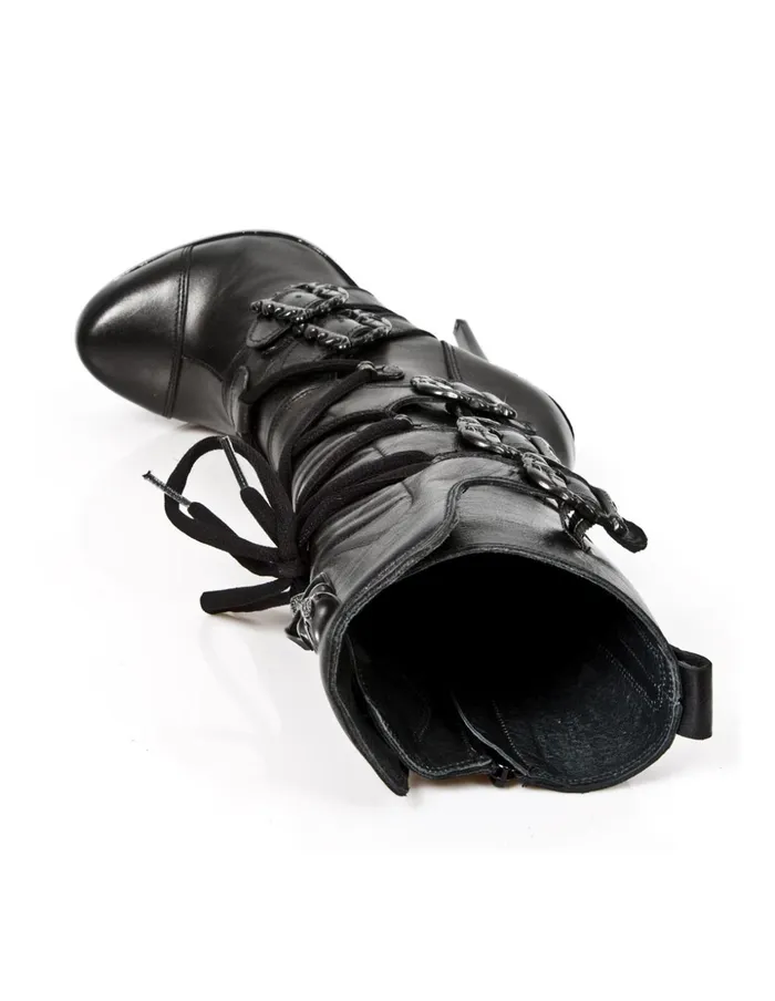 Women Boot Black MPunk078C1 New Rock High Heels Women Boot Black MPunk078C1 New Rock High Heels